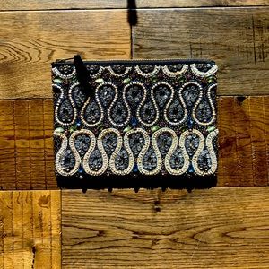 Anthropologie Beaded Clutch